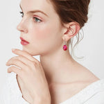 boucle-d-oreille-dormeuse-rubis-red